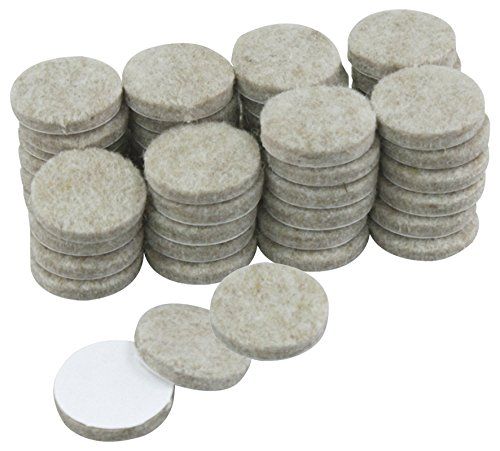Rolson 61310 Viltpads - 25 mm - 48 stuks