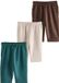 Next - Jongens - Set van 3 zachte jersey joggingbroeken - Crème