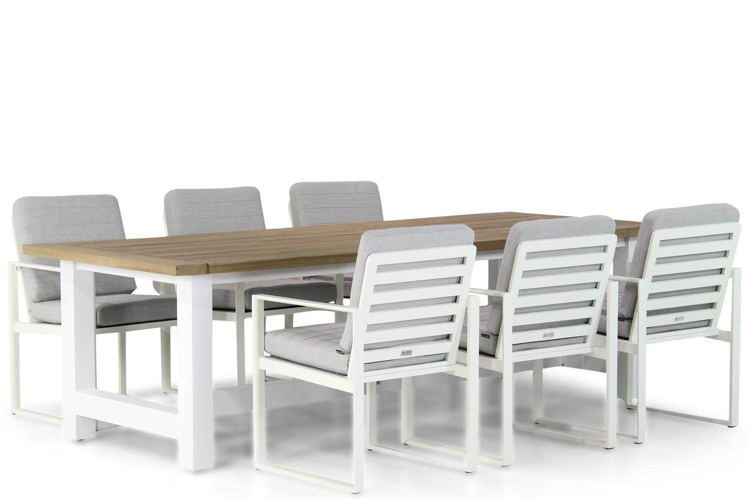 Santika Furniture Zaga/Los Angeles 260 cm dining tuinset 7-delig