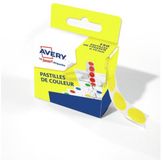 Avery RP15J, Geel, Rond, Permanent, Papier, FSC