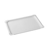 Homéa Set van 5 dienbladen, rechthoekig, 24 x 34 cm, wit
