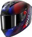 Shark Aeron Speed Tech Carbon Casque - Noir Mat/rouge/bleu - Taille XL
