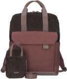 Zwei Lou LUR160 Rugzak met laptopvak Cord - Espresso donkerpaars