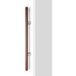 Viefe Stoßgriff KUMO WOOD BIG ONE aus Holz & Aluminium, Nussbaum + Edelstahl-Optik - 448 mm - Einseitig (1 Stück)