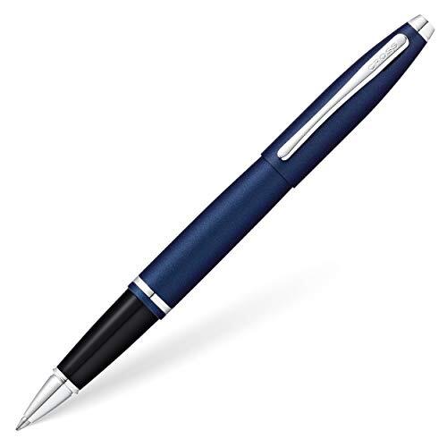 Cross Cross AT0115-18 Calais Matte Metallic Midnight Rollerball Pen Inclusief Geschenkdoos - Blauw