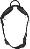 Divoza Horseworld Sangle de longes Pagony avec poignée - Taille : Full - Noir - Similicuir
