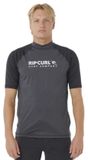 Rip Curl Shock Korte Mouw Rash Guard Heren M Zwart