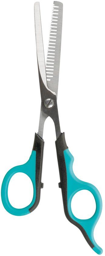 Trixie Effileerschaar - Enkelzijdig - 18 cm - Blauw