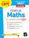 Fiches Hatier CRPE - Fiches de Maths - Epreuve écrite d'admissibilité - 2027 - L3 et M2