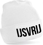Bellatio Decorations ijsvrij muts - unisex - one size - wit