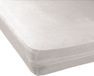 Moonia Housse de matelas élastique en coton 160x190 Blanc