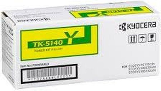 Kyocera TK-5140Y Yellow Toner Cartridge - 5000 Pages