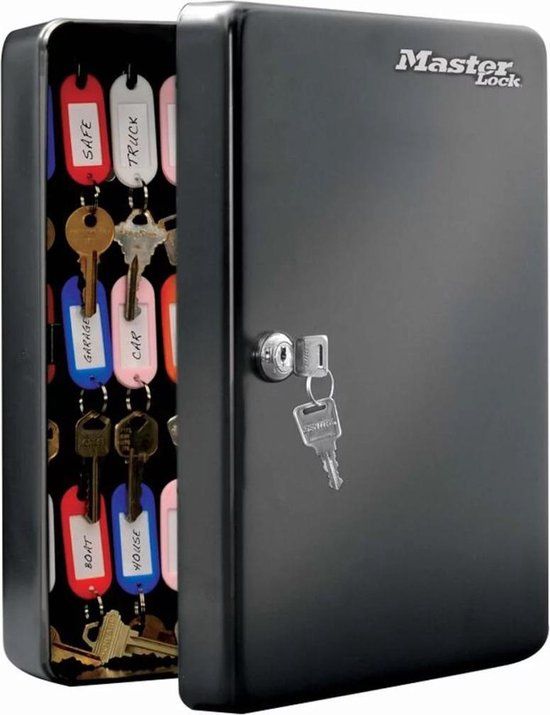 MasterLock Sleutelkast voor 50 sleutels - Zwart