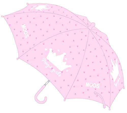 Safta Moos Magic Girls Handmatige paraplu, 480 mm, Roze, único