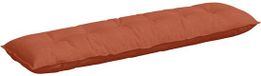 vidaXL Coussin de dossier Rouge-Orange 180 x 50 cm Tissu velours côtelé