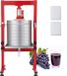 VEVOR Presse à baies manuelle 30 L Acier inoxydable