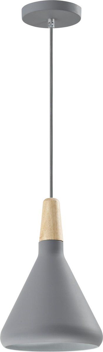 QUVIO Hanglamp Scandinavisch - Grijs - D 17 cm