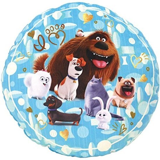 Jemini Kussen Secret Life Of Pets 37 Cm Blauw