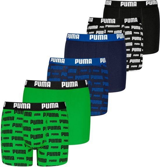 Puma Boxershorts Jongens - Set van 6 - Maat 134/140