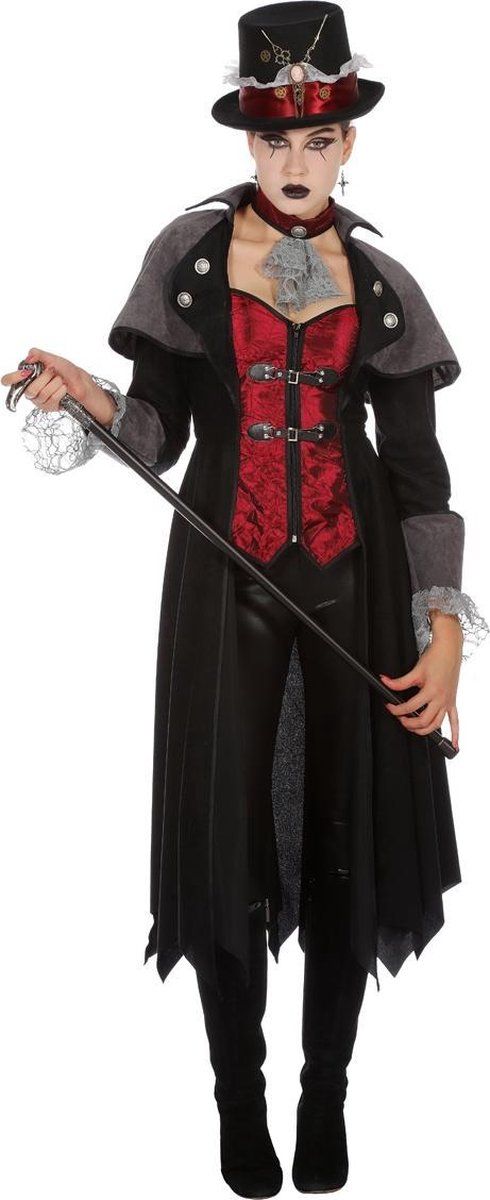 Wilbers Steampunk Vampier Kostuum Vrouw Maat 36