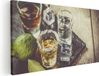 Artaza Canvas Schilderij Alcoholische Drankjes - 100x50cm - Print