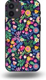Smartphonica iPhone 12 Mini Case - Flower Design TPU Back Cover