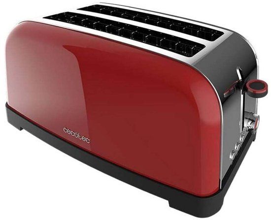 Cecotec Toastin' Time 1500 Lite Broodrooster Rood