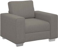 vidaXL Sofastoel Lichtgrijs Corduroy Stof 100x77x82 cm