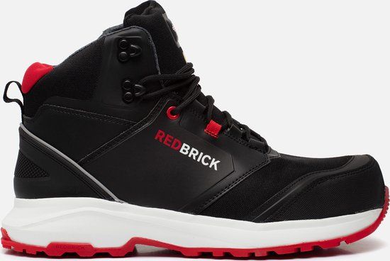 Redbrick Pulse Hoog S3 ESD 32321 - Zwart/Rood - Maat 49