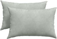 vidaXL - Zitkussens - 2 pcs - Lichtgrijs - 60 x 40 cm - Corduroy stof