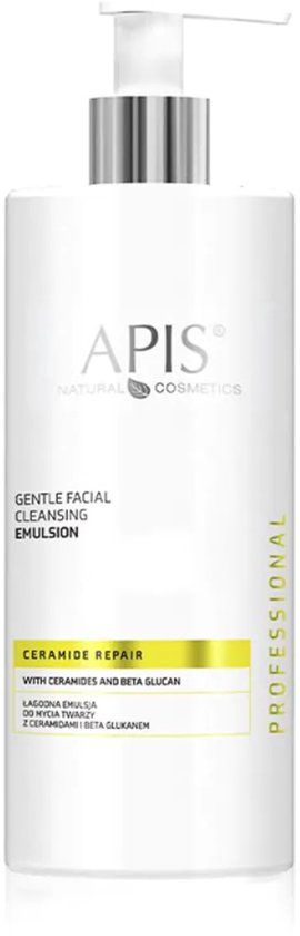 Apis Natural Cosmetics APIS APIS CERAMIDE REPAIR ?AGODNA EMULSJA DO MYCIA TWARZY Z CERAMIDAMI I BETA GLUKANEM 500ML