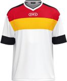 Jako Club 92 Shirt Korte Mouw Heren - Wit / Geel / Rood / Zwart | Maat: XL