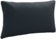 vidaXL Coussin de dossier PUTTEN 100% Polyester Bleu foncé 70 x 40 x 15 cm