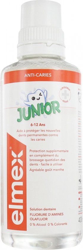 Elmex Junior Tandspoeling met Aminfluoride 6-12 Jaar 400 ml