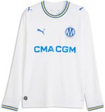 PUMA Langarmshirt Thuis OM 2026/27 Heren Maat L Wit/Puma Team Royal