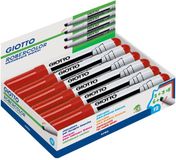 Giotto Robercolor whiteboardmarker maxi - Schuine punt - Rood - 12 stuks