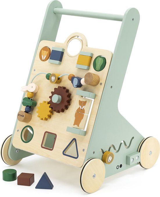Trixie Wooden animal activity walker - Beige/Bruin/Geel/Groen/Rood