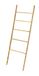 WENKO Handdoekladder Nori, bamboe, met 5 extra brede handdoekstangen, 57x170x33 cm, bruin