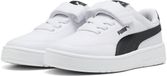 Puma Court Classic Clean Junior Sneakers Unisex Kinderen Wit Zwart Maat 31