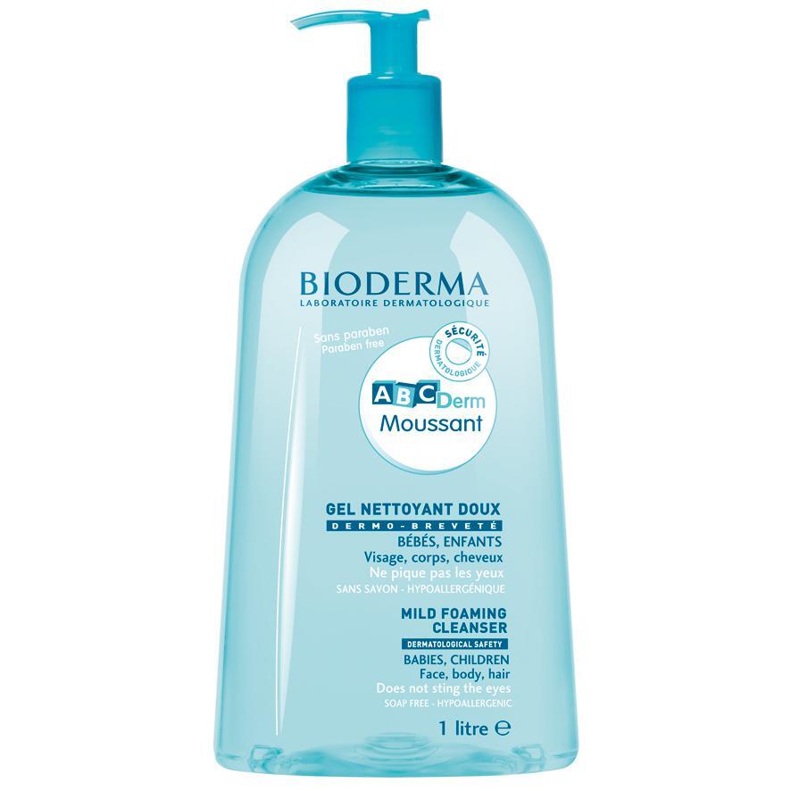 Bioderma Abcderm zachte reinigingsgel Wasgel 1l