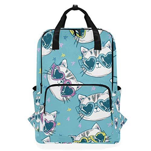 MONTOJ Travel Rugzak Kat In Zonnebril Patroon School Rugzak - EAN: 5721985144460