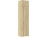 vidaXL Opbergkast smal 50x42,5x225 cm bewerkt hout sonoma eikenkleurig