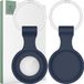 Tech-Protect Icon Apple AirTag Marine Blauw Silicone Tracker Accessoire