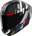 Nolan X-804 RS Ultra Carbon Cirota 379, casque intégral, couleur: Noir/Blanc/Bleu Foncé/Or/Rouge, taille: XXL