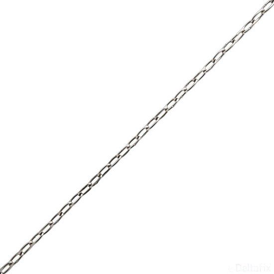 Deltafix Klokketting vernik 6.4x1.1mm p/m