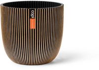 Capi Europe Bloempot bol Groove 'made with' goud - 28x27 cm