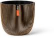 Capi Europe Bloempot bol Groove 'made with' goud - 28x27 cm