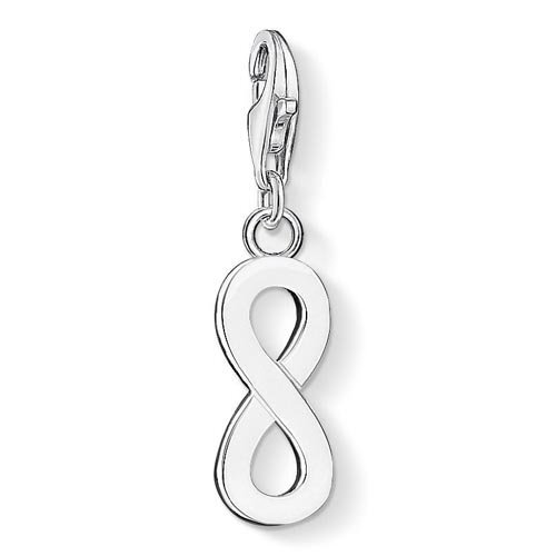 Thomas Sabo Dames-bedelhanger Infinity Charm Club 925 sterling zilver 1134-001-12