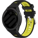 Strap-it Garmin Vivomove Sport Bracelet sport avec boucle (noir/jaune)