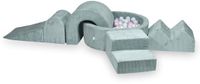 Mimii Foam speelset met rond ballenbad 90x30 Corduroy + 5 elementen